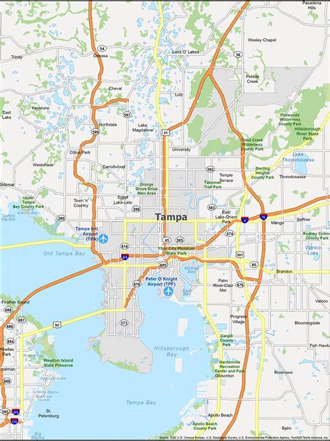 Future of MAP and its potential impact on project management Map of Tampa Bay Florida